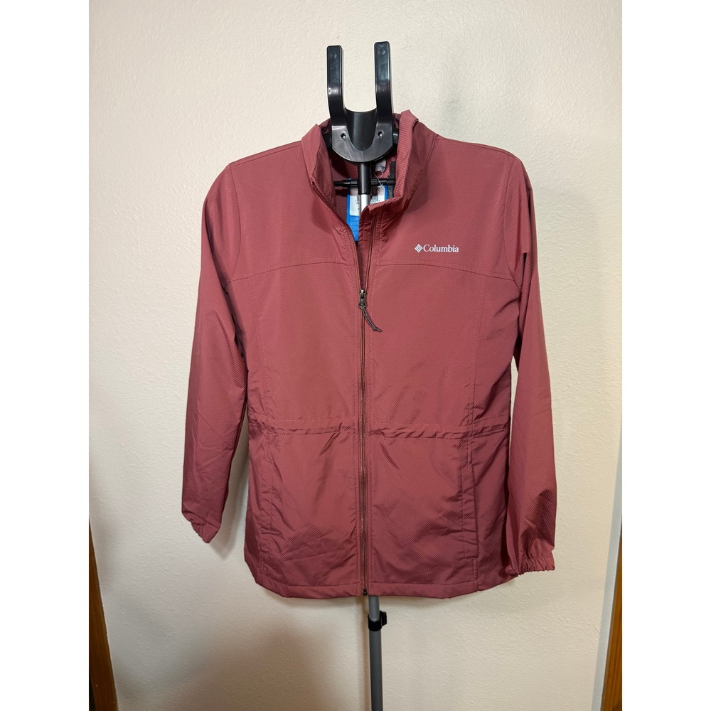 Columbia Vista Hills Softshell Jacket Womens Medium Rosewood Pink XK3597-679 NEW